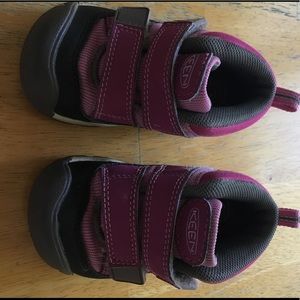 Keen purple toddler shoes